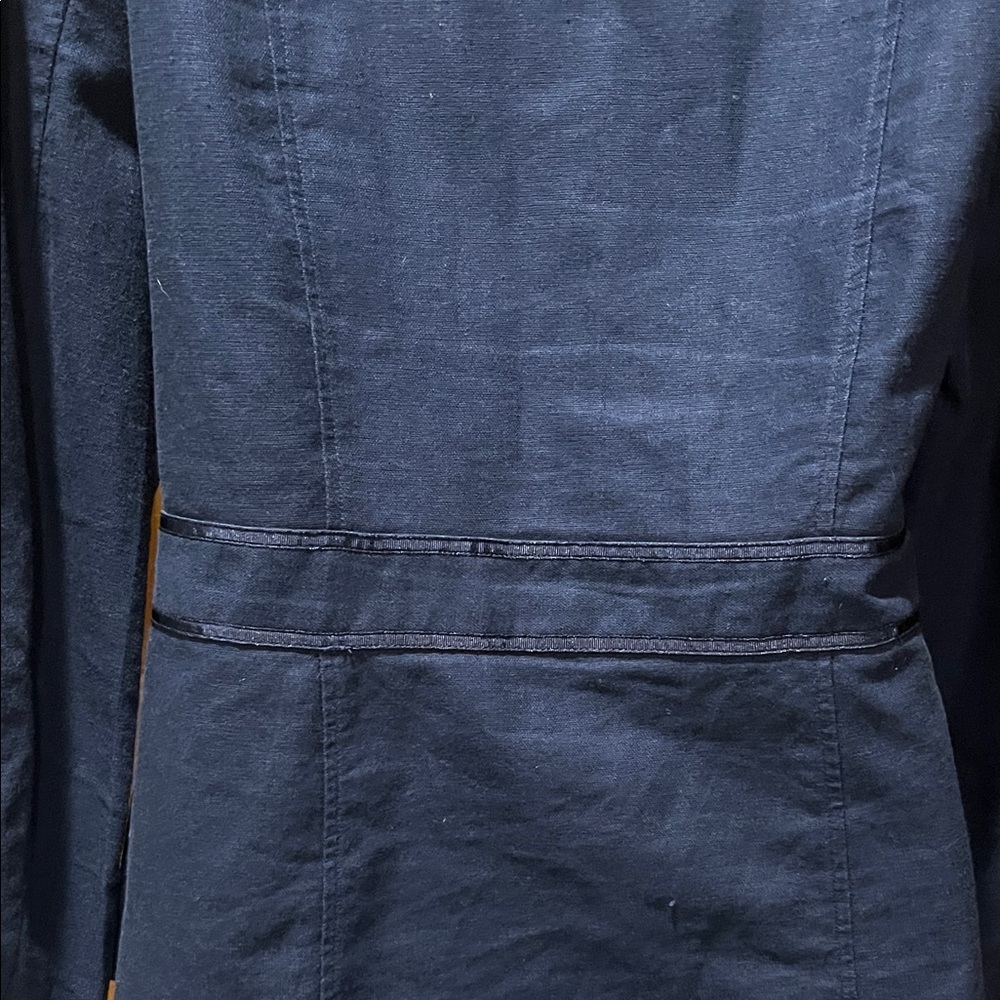Chadwicks Navy Lightweight Military Style Jacket with Wooden Buttons - Picture 11 of 15
